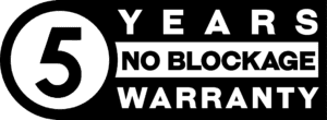 five year no blockage guarantee
